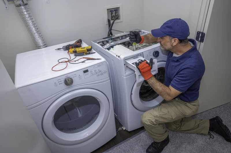Professional washing machine and dryer repair services.